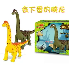 Игрушки динозавров, электрическая световая проецирующая ходьба уложит Яйца динозавра Брахиозавра с длинным воротником мальчиков, как электронные игрушки в подарок