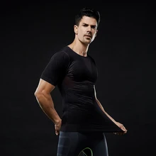 Походная рубашка Для мужчин тактические Homme Slim Fit футболки Tops Tees men's Фитнес спортзал футболки короткий рукав Футболка для тренировок; сезон лето