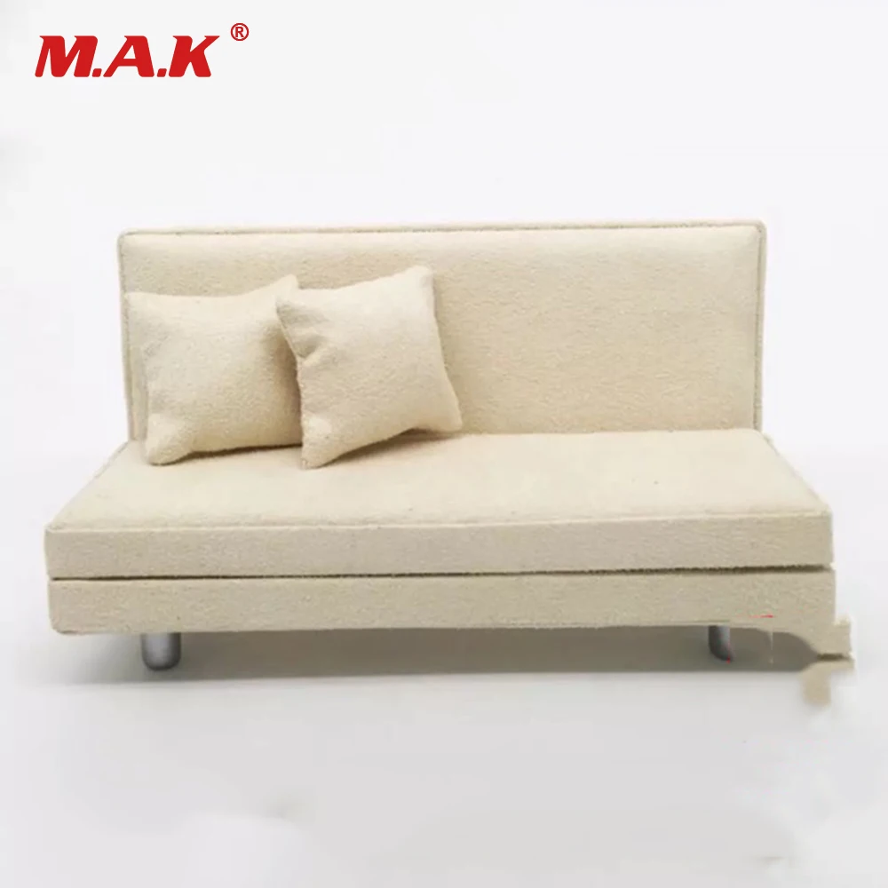 1:12 Масштаб фигурка аксессуар белый диван модель с подушками Fit MK42 MK43 фигурка железного человека