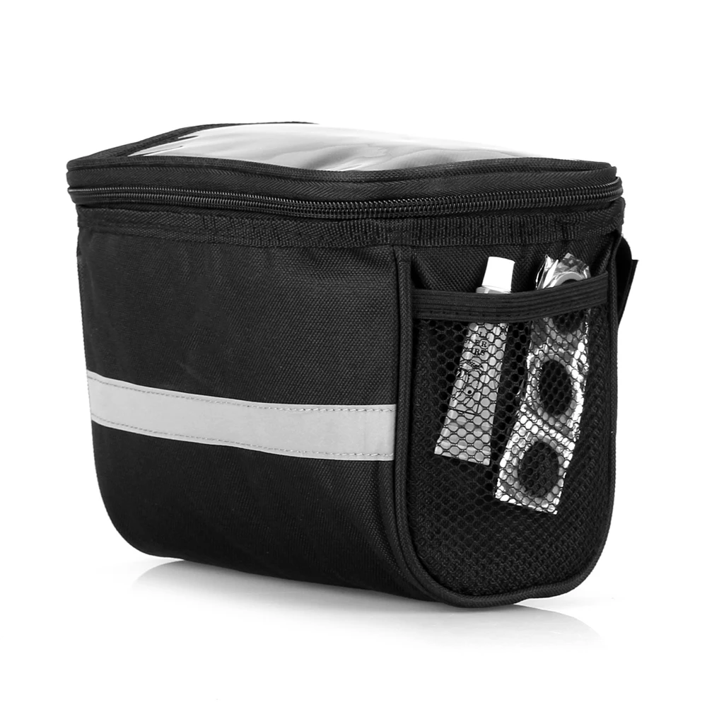 Discount Cycling Bag Bike Bicycle Insulated Front Bag MTB Bike Handlebar Bag Basket Pannier Cooler Bag with Reflective Strip 9 Discount Cycling Bag Bike Bicycle Insulated Front Bag MTB Bike Handlebar Bag Basket Pannier Cooler Bag with Reflective Strip 9