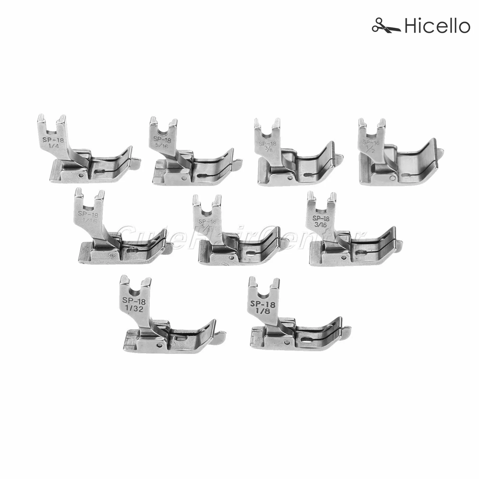 

Presser Foot/Feet SP-18 Steel all size Industrial Sewing Machine Flat car moving edge Single needle Flat 1/32-1/2 Hicello