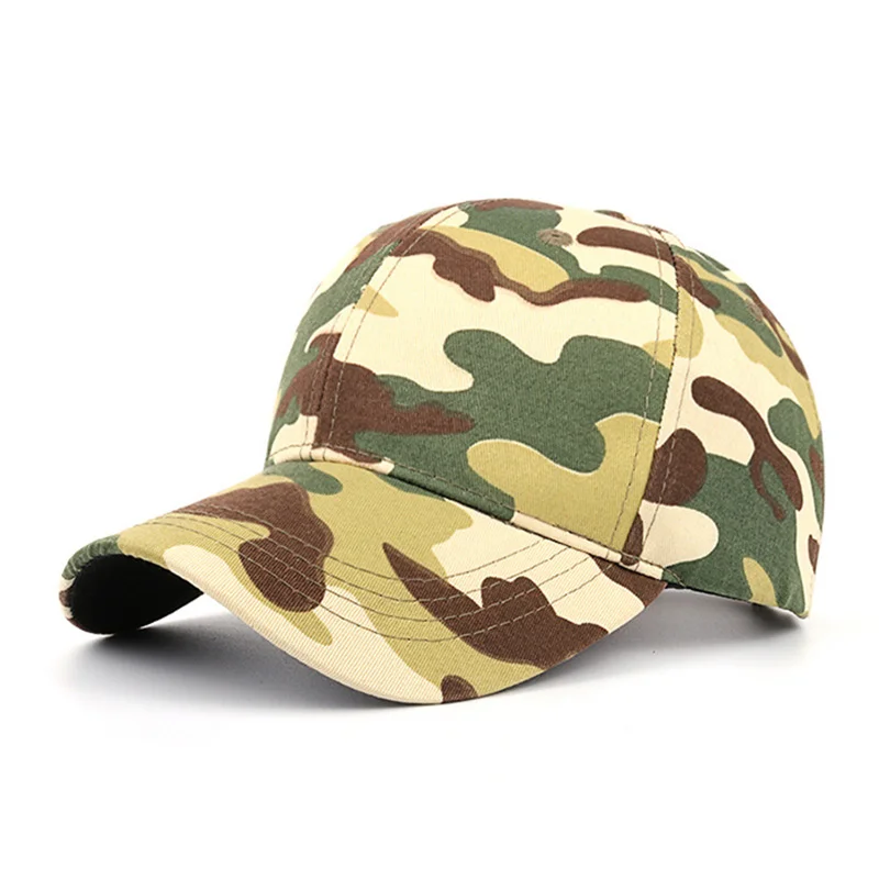 

2019 Camo Baseball Caps Men Summer Women Cap Tactical Camouflage Hat For Unisex Bone Snapback Outdoor Dad Adjustable Hat Caps