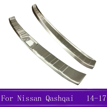 

REAR BUMPER PROTECTOR OUTER INNER CARGO DECK PANEL BOOT SILL PLATE COVER FIT FOR NISSAN QASHQAI 2014 2015 2016 2017