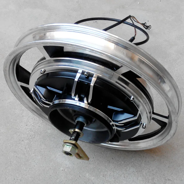 Discount ZL MOTOR 16inch wheel motor  48V60V72V 500W brushless gearless motor  / speed and torque can make to order G-M003 1