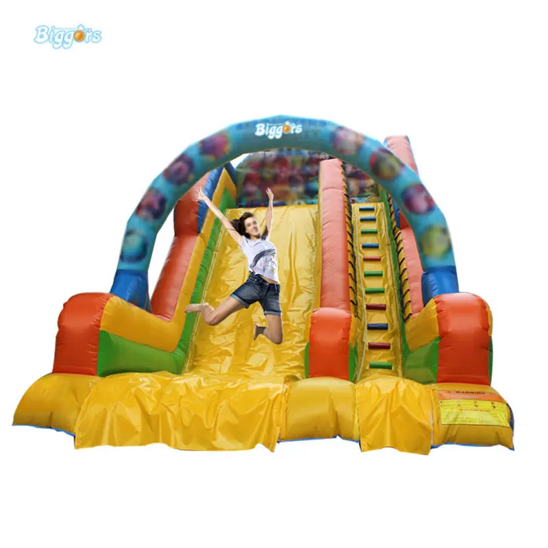 

Inflatable Biggors Commercial Grade Inflatable Dry Slide With Arch For Sale