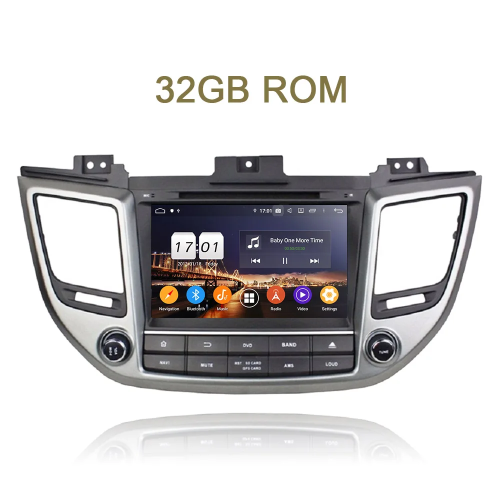 Ips " 2 din Android 9,0 64G+ 4G ram 8 Core автомобильный dvd-плеер для hyundai TUCSON IX35 мультимедиа авторадио Bluetooth - Цвет: 32G ROM