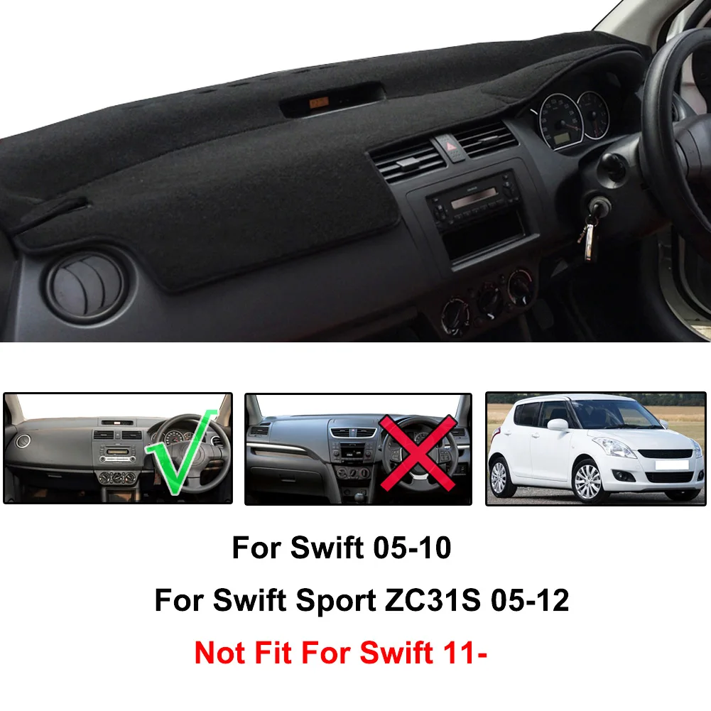 Для Suzuki Swift Sport 2005 2007 2008 2009 2010 Dash коврик для приборной панели крышка Dashmat анти