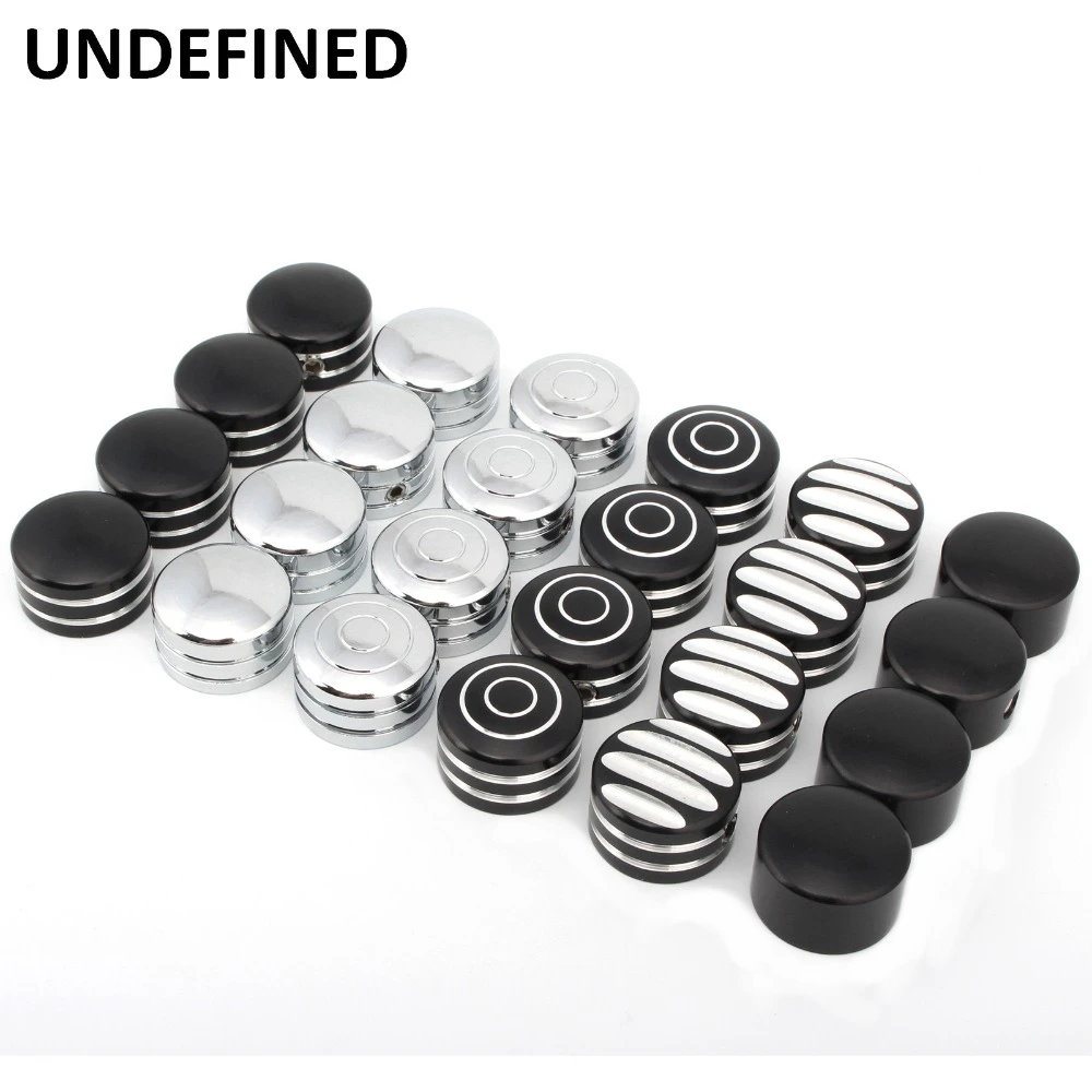 4X Head Bolt Nut Engine Covers King Crown for Harley XL883 for Softail for Dyna