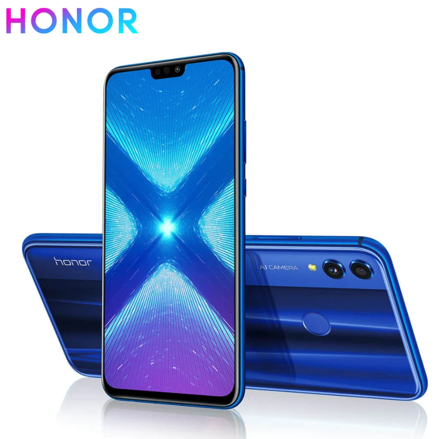 Новый мобильный телефон honor 8x 6 5 дюйма 4 Гб ОЗУ 128 ПЗУ Android 8 1 Восьмиядерный