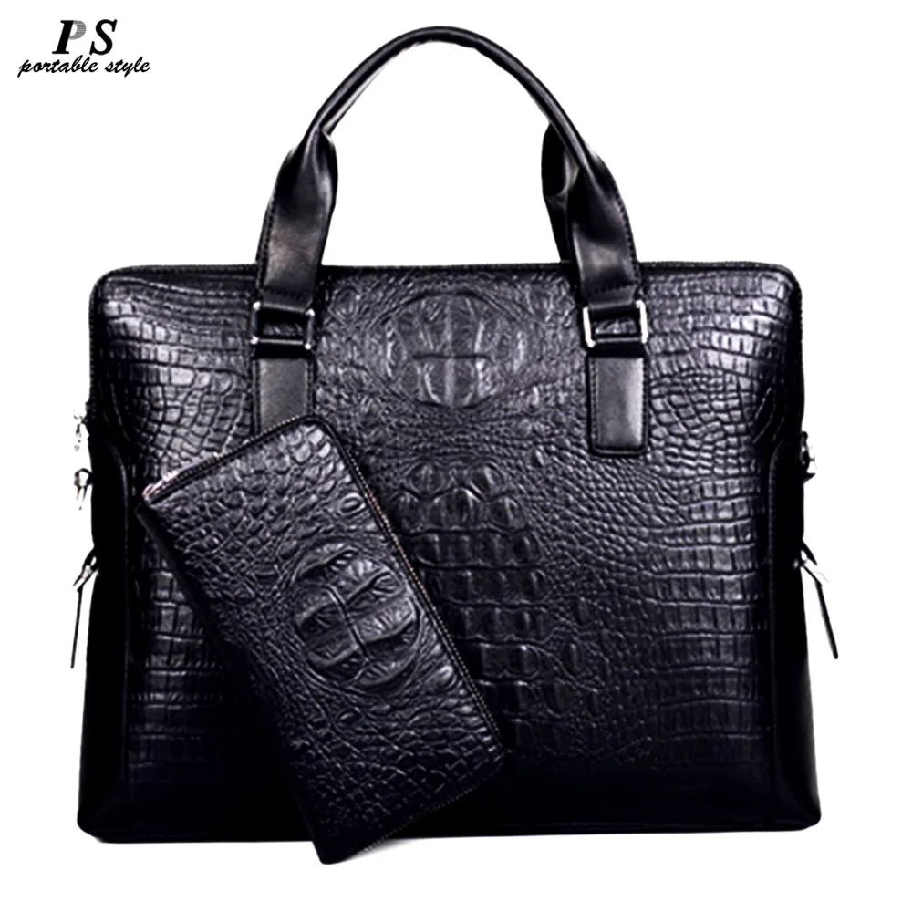 

2019 New Men Messenger Bags PU Leather Bag Men Briefcase Designer Handbags High Quality Famous Brand Business Men Bag