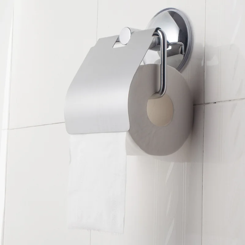Присоска настенный держатель рулона туалетной бумаги практичная коробка для салфеток ванная комната туалет крышка коробки для салфеток аксессуары для хранения
