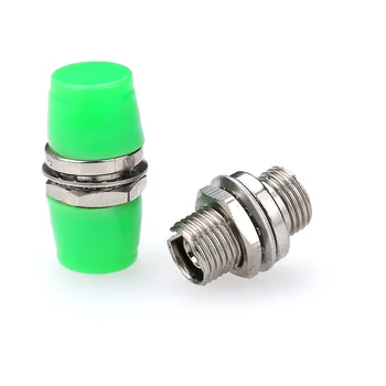 

50pcs/lot Round Single Mode FC to FC APC Optical Fiber Flange Connector for CATV