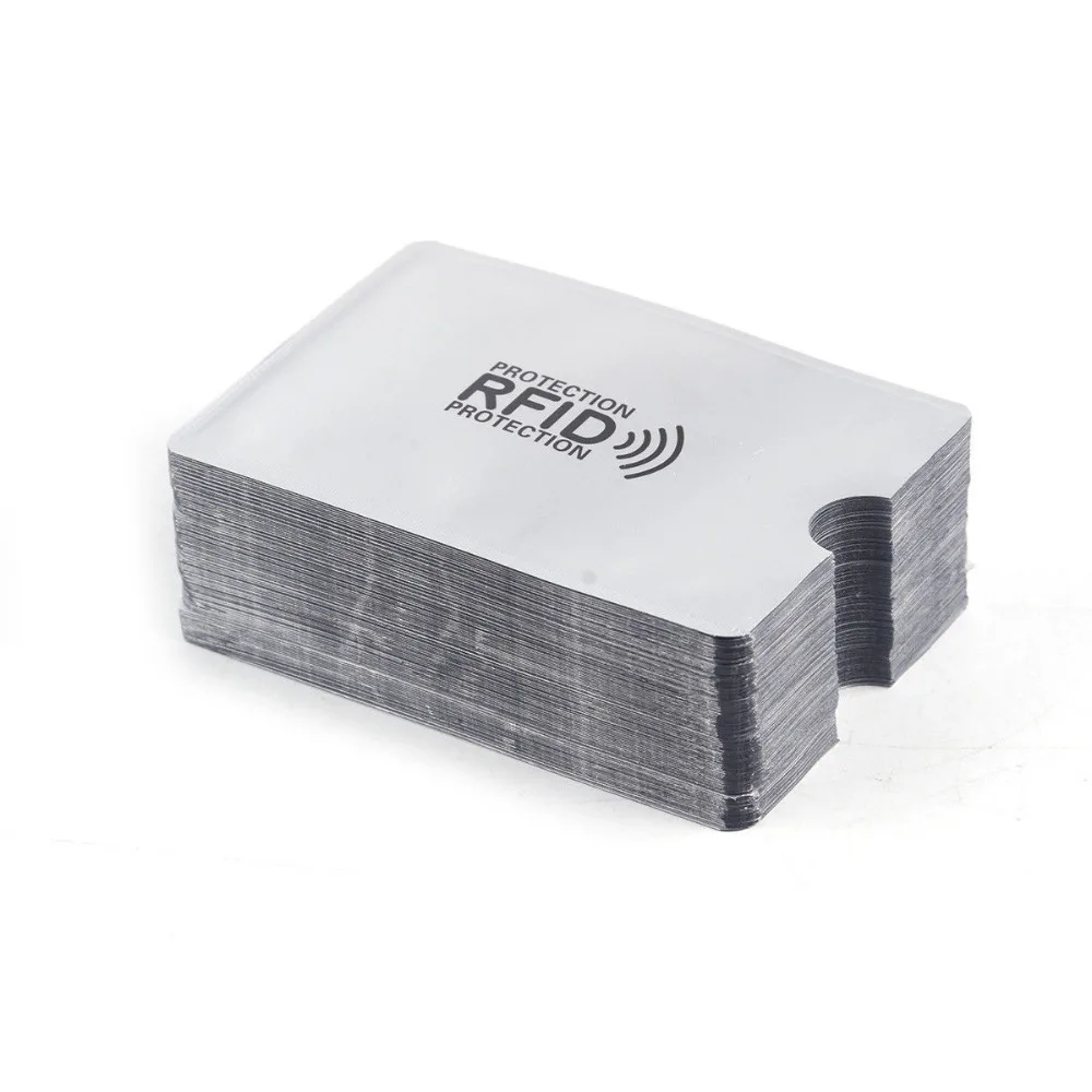 10 упаковок, противосканирующий рукав, Кредитная RFID визитница, Rfid блокирующий рукав, идентификация, противокражный RFID рукав с защитой от Rfid, для карт