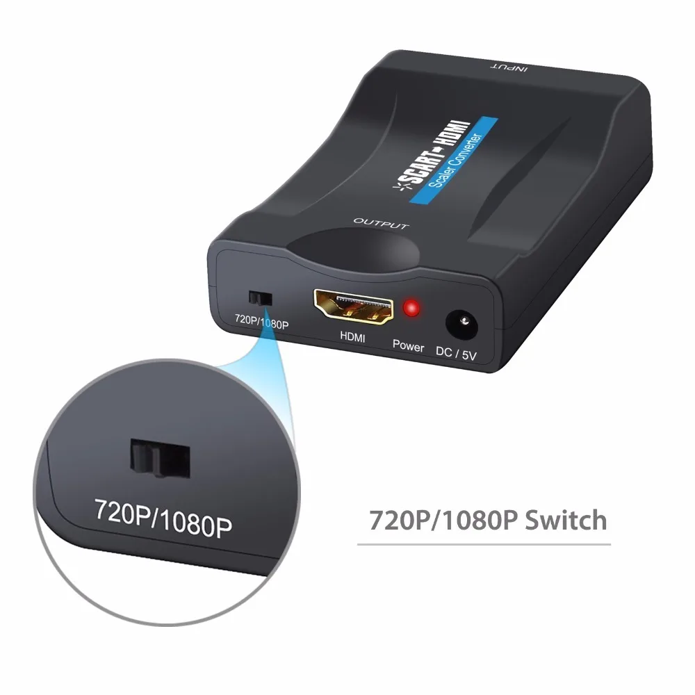 SCART to HDMI Converter3-