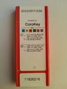 

10PCS CARBIDE INSERT 880-0403W07H-P-LM 4044