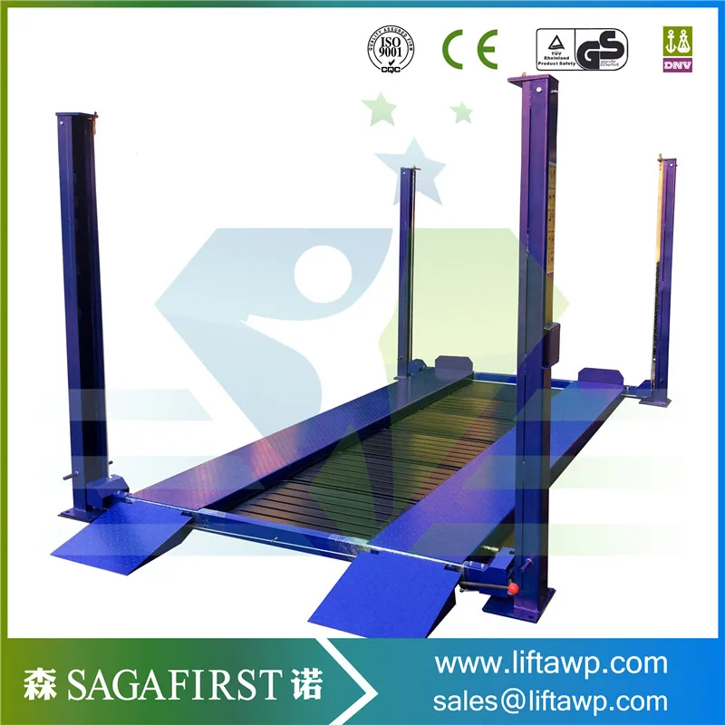 

Residential Hydraulic Four Post Car Lift with 3600kg load capacity