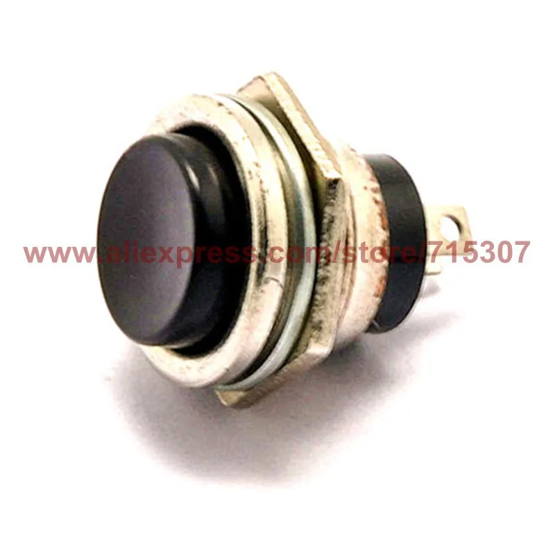 push button switch ds-212 black