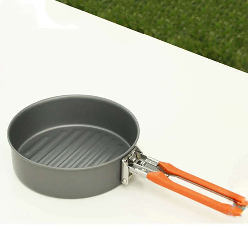Venta caliente 4-5 juegos de utensilios de cocina para personas 2 teteras y ollas y sartenes para acampar al aire libre senderismo Picnic cocina juegos fuego Maple Feast 4