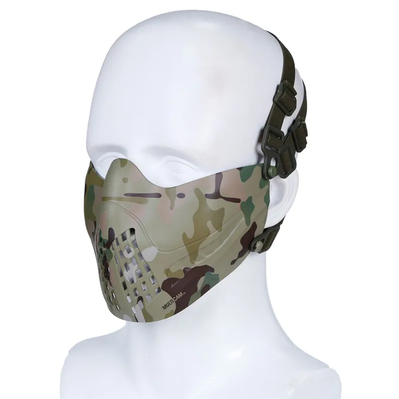 Тактический Пейнтбол поезд маска для страйкбола защитные полупилот маски лица щит Охота стрельба военная игра дышащая свободно
