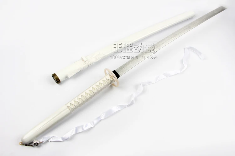 BLEACH Rukia Kuchiki Sode No Shirayuki белый деревянный Катана Меч оружие реквизит для рождественских Год Вечерние