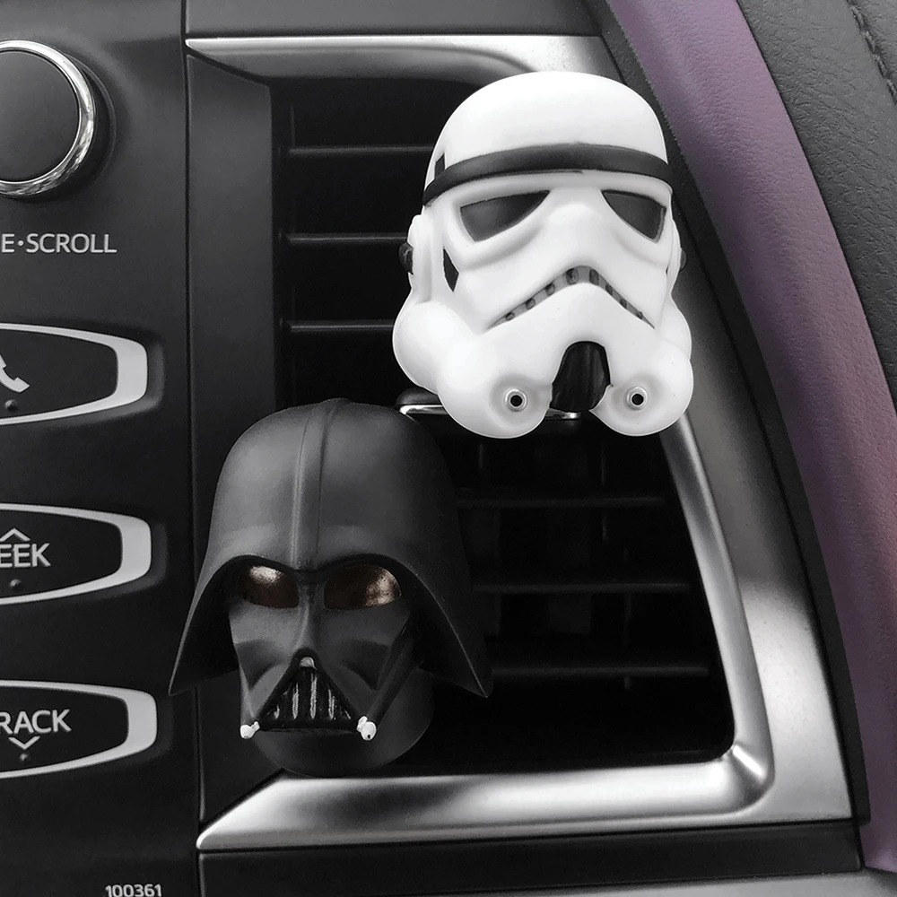 

Car Perfume Smell Vent Clip Air Freshener For Star Wars Darth Vader White Stormtroopers Flavoring in Automobile Accessories Gift