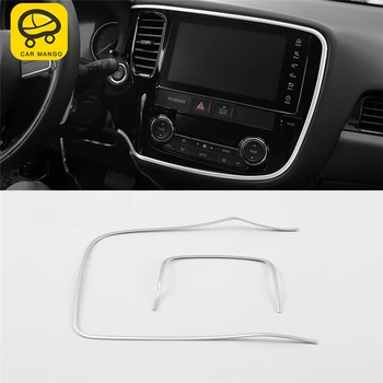 

CAR MANGO Car Styling Central Control Panel Cover Trim Frame Sticker Interior Accessories for Mitsubishi Outlander 2017