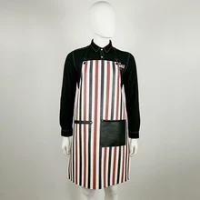 Из искусственной кожи нагрудник салон волос резка фартук форма парикмахерский Кейп для парикмахера красить платье накидка парикмахер стиль ткань