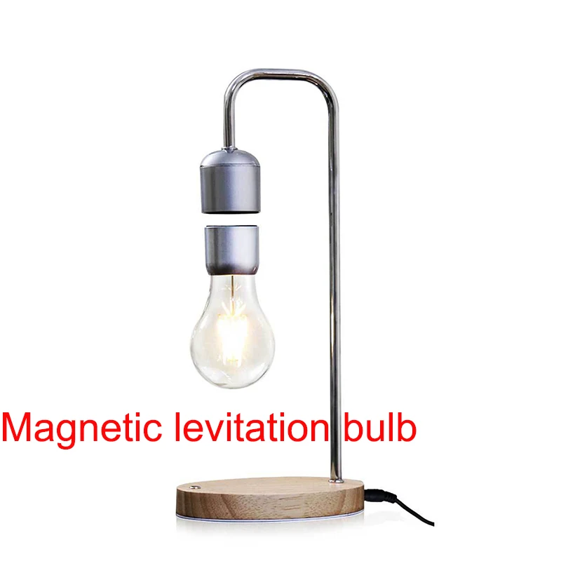 

LED Magnetic levitation bulb Hover wireless Table lamp Creative Gift Magic high Black tech Science geek Touch Dimming Exhibition