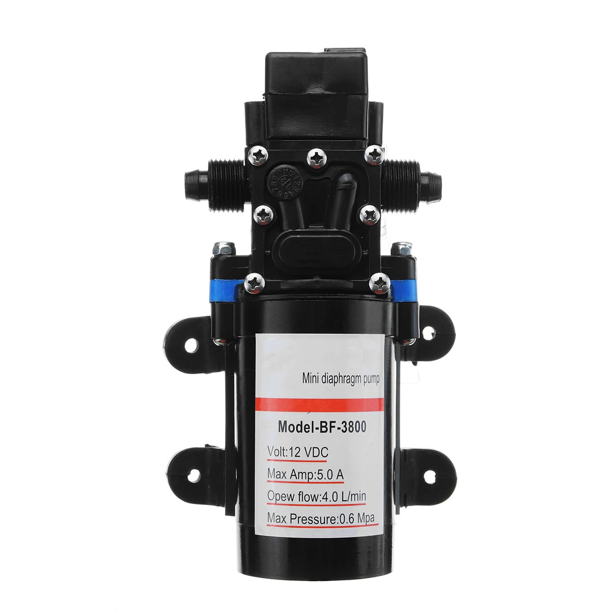 

DC 12V 60W 4L/min Agricultural Electric Water Pump Black Micro High Pressure Diaphragm Water Sprayer Car Wash