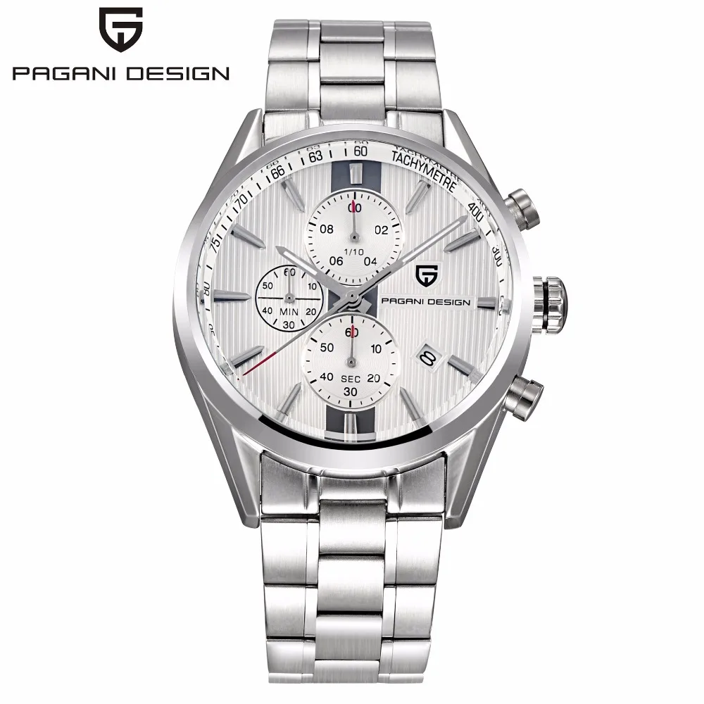

PAGANI DESIGN Business Mens Watches Top Brand Luxury Sport Chronograph Quartz Watch Men Multifunction Male Clock erkek kol saati