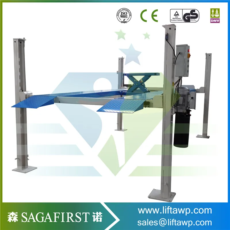 New designed safe electric garage lift storage system 4 post home garage car lift systemin Car