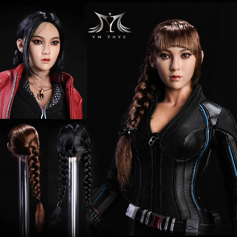 

YMTOYS 1/6 Asian Beauty Girl YIN Head Sculpt for 12inch Phicen Jiaoudoll Tbleague Action Figure DIY