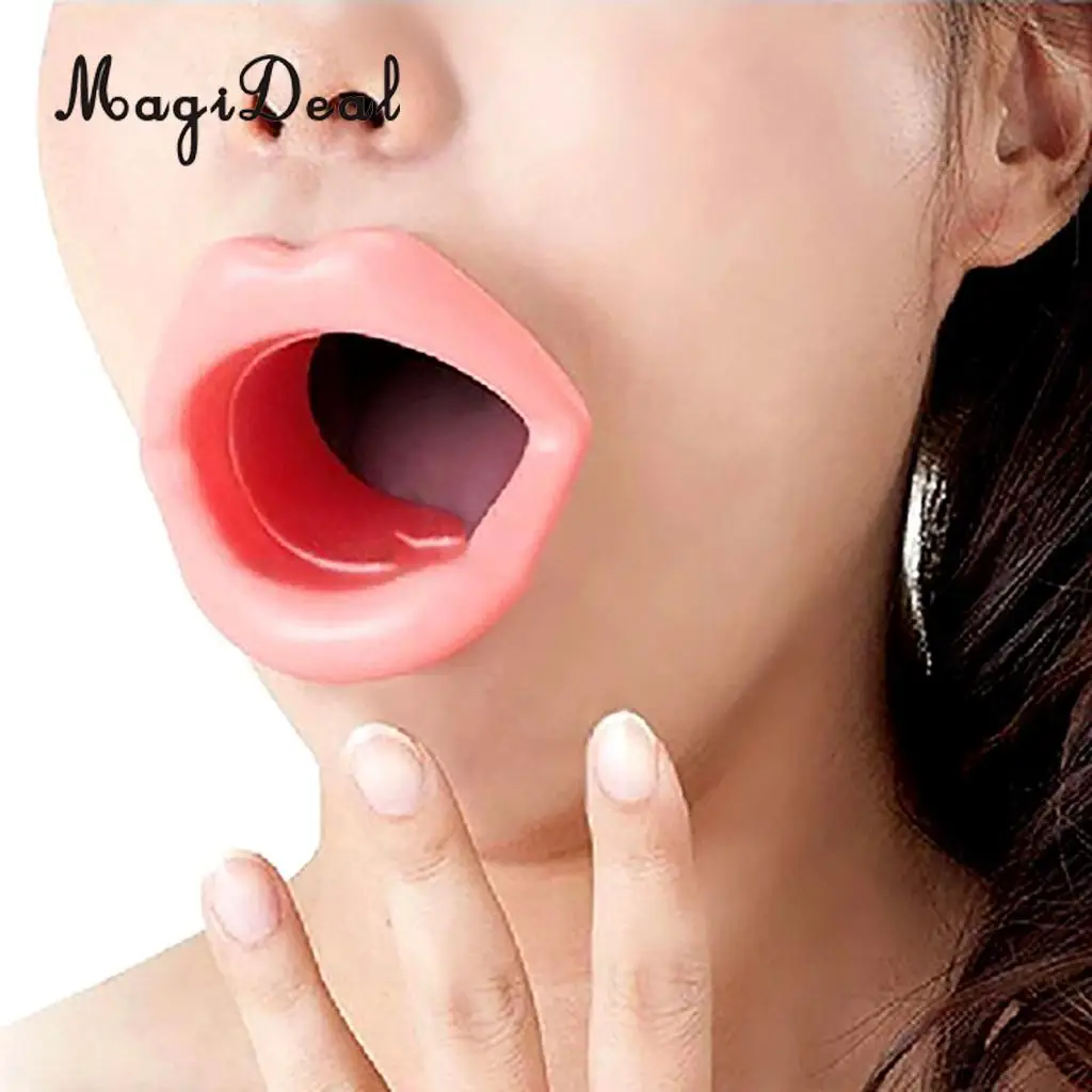 New Design Silicone Face Slimmer Anti-aging Anti-wrinkle Face Slimmer Exerciser Rubber Mouth Muscle Tightener