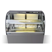 Estojo frigorífico para gabinete comercial, pão, frutas, sobremesa, armário, armazenamento frio de alimentos, LN-CT-90