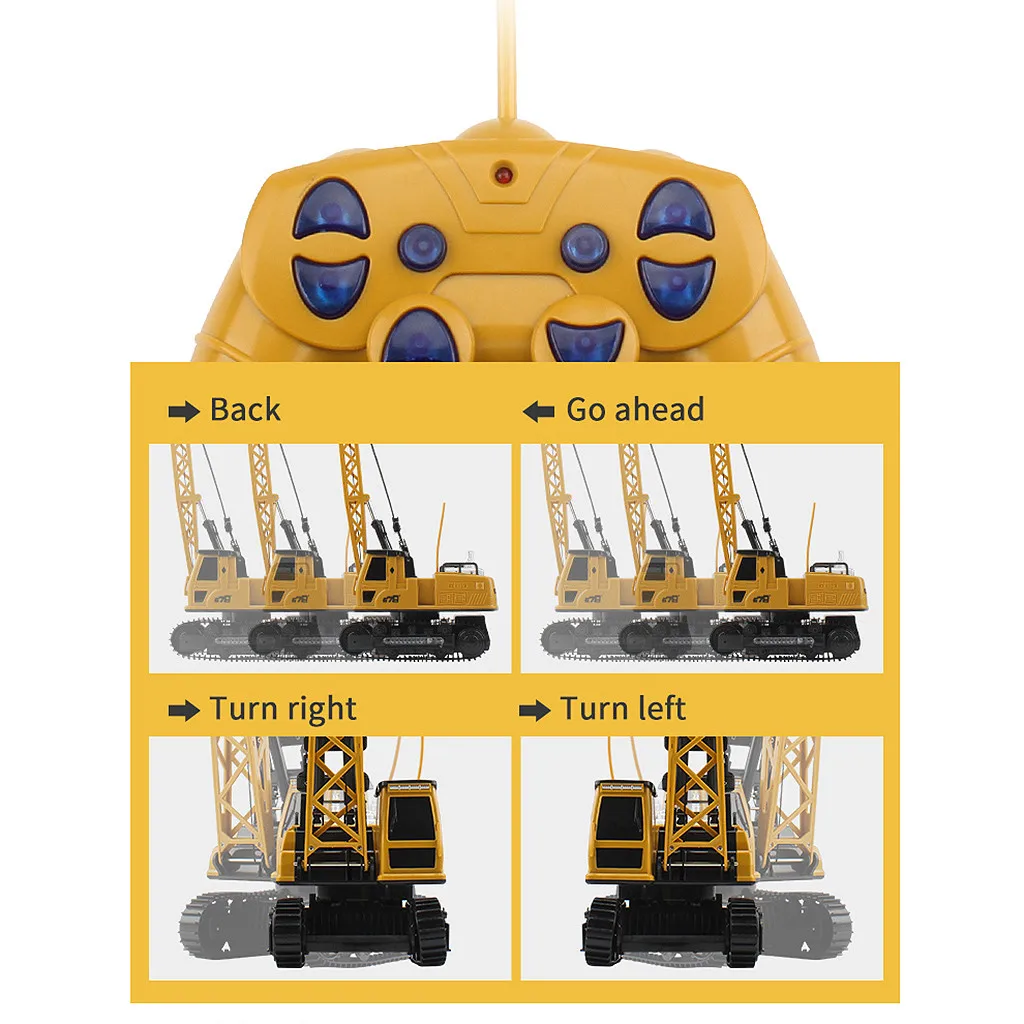 12 каналов дистанционного управления Кран на батарейках радио управление Строительная игрушка Обучающие куклы детские игрушки brinquedos Новинка