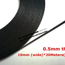 10 мм* 20 м* 0,5 мм) Двухсторонняя Черная Клейкая губчатая пенопластовая лента прокладка для машины Android, материнская плата, панель планшета уплотнение защита от пыли