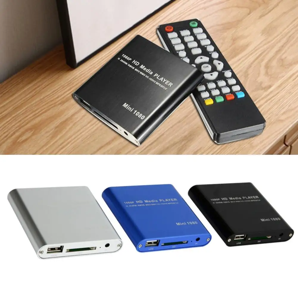 

1080P Mini Multi Digital Video Audio Media Player USB SD MMC HD MKV AV HDMI