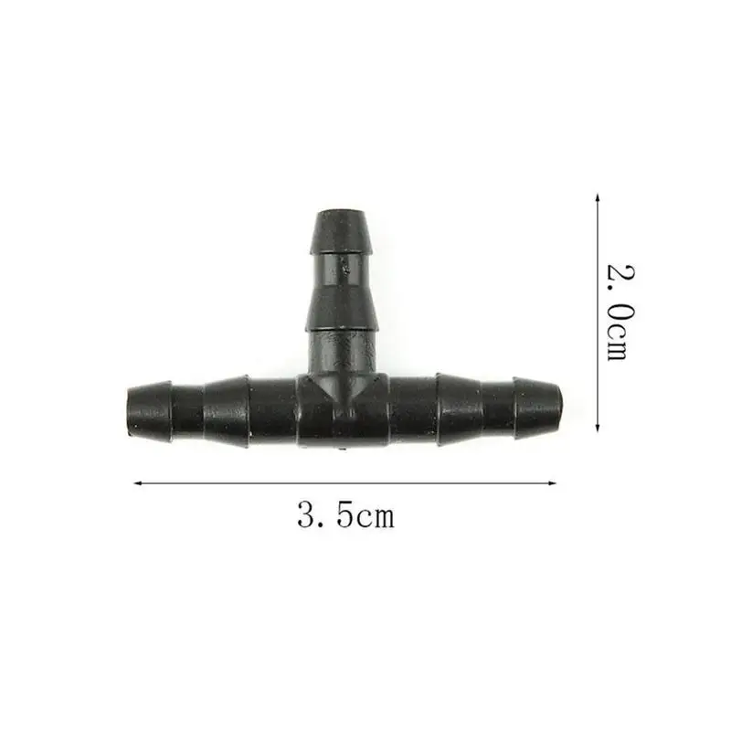 10 шт. соединитель тройник 1/4 дюйма Шланг садовый полив газон оросительный соединитель 4/7 мм коннектор для шланга Прямая поставка Лидер продаж