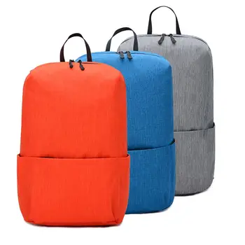 

Fashion Unisex Solid Color Waterproof Backpack Nylon Travel Carry Shoulder Bag Women Men Laptop Backpack