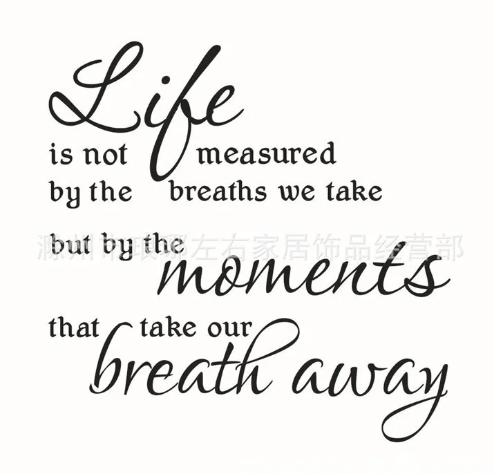 Life Is Not Measured By The Breaths Quote Adorable Life Is Not Measuredthe Breaths Quote Wall Decals Zy8215 Life Is Not Measured By The Breaths Quote Unique Life Is Not Measuredthe Breaths Quote Wall Decals Zy8215