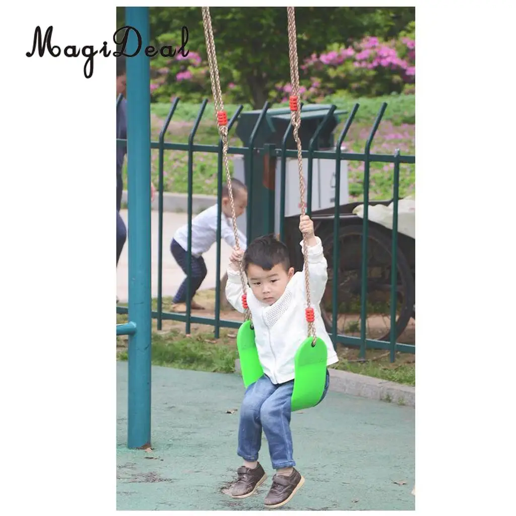 High Quality Kids/Baby Children Adjustable Indoor Outdoor Swing Seat Rope Garden Playground Tree Hanging Seat Play Park Toy
