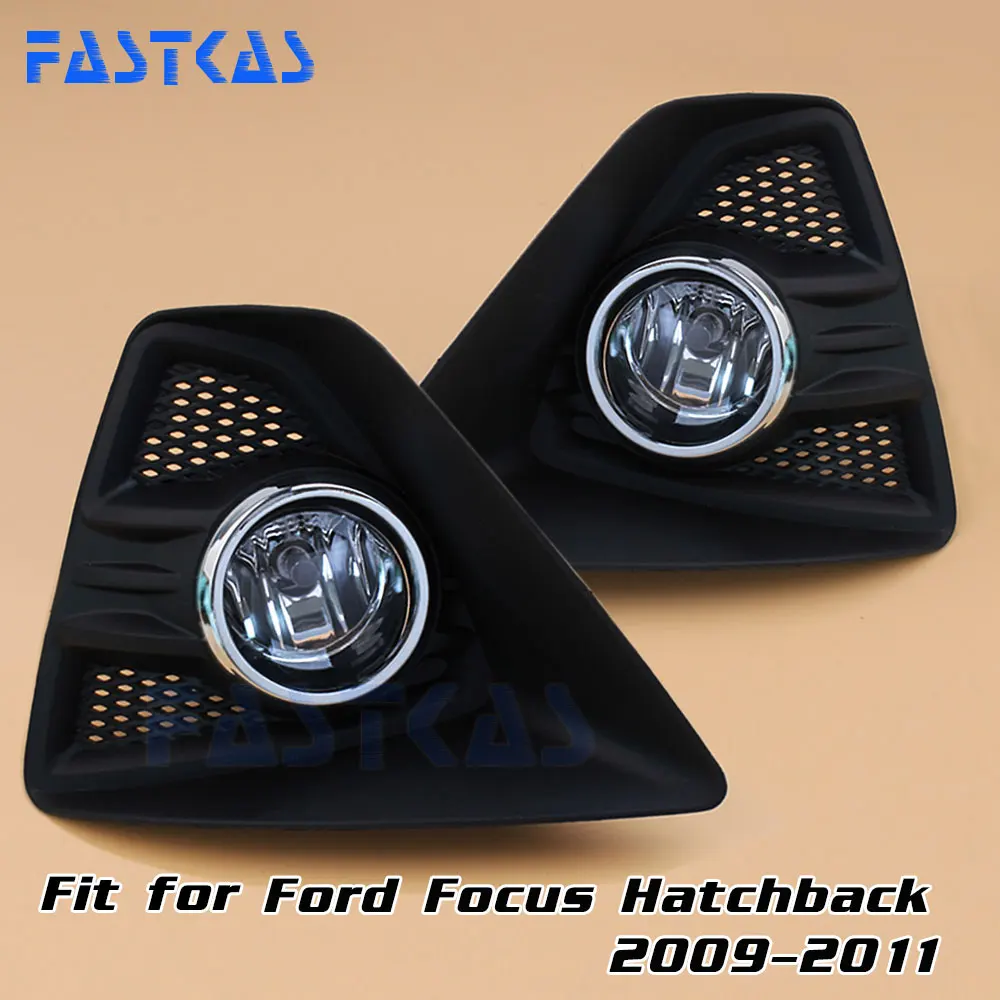 12v 55W Car Fog Light Assembly for Ford Focus Hatchback 2009 2010 2011 Front Fog Light Lamp with