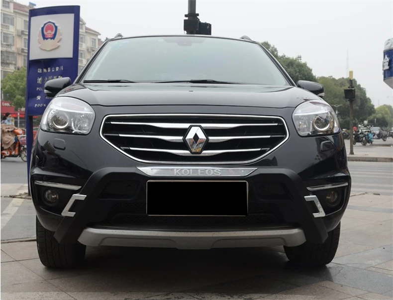 Jioyng для Renault Koleos 2012 2013 передний+ задний бампер диффузор бамперы защита для губ противоскользящая пластина из нержавеющей стали