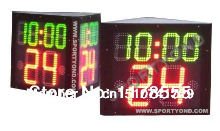 2014 direct manufacturer LED digital three faces Basketball 24 seconds timer |