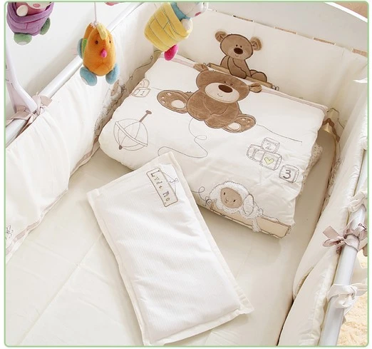 Remise Ensemble De Literie Brode En Coton Pour Bebe 7 Pieces Avec Pare Chocs Couette Drap Et Oreiller Prix Bon Marche Aliexpress Remise Ensemble De Literie Brode En Coton Pour Bebe 7 Pieces Avec Pare Chocs Couette Drap Et Oreiller Prix Bon Marche Aliexpress