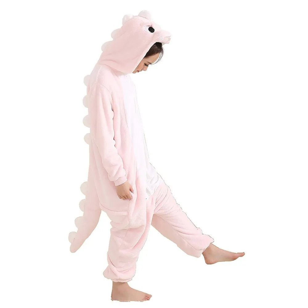 Toddler Dinosaur Costume Dinosaur Kids Winter Warm Animal Onesie