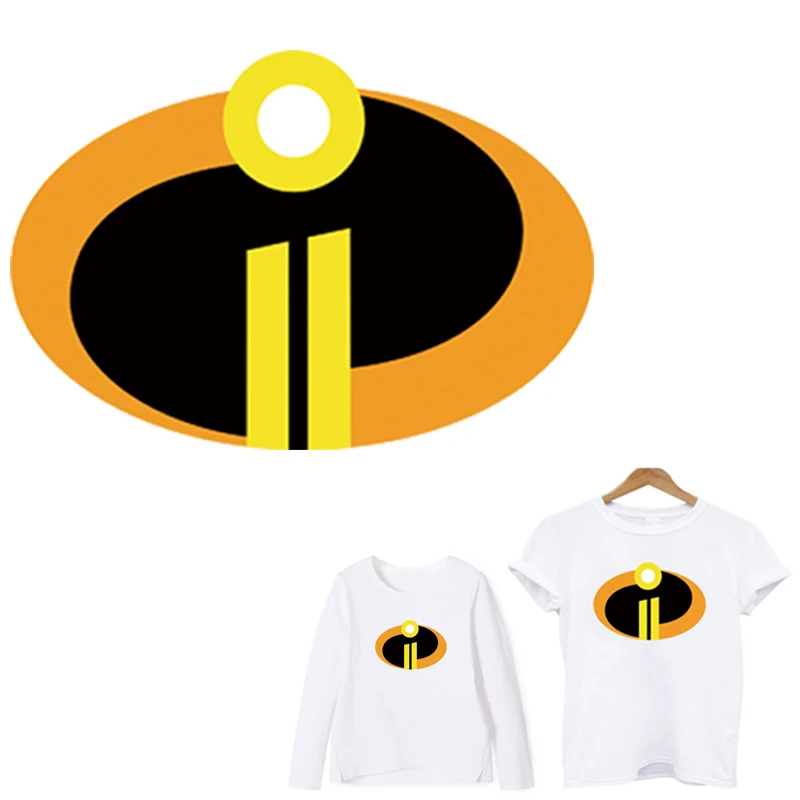 

Hot ironing applications for clothing The Incredibles patch iron on patches transfert thermocollants t-shirt stripes for clothes