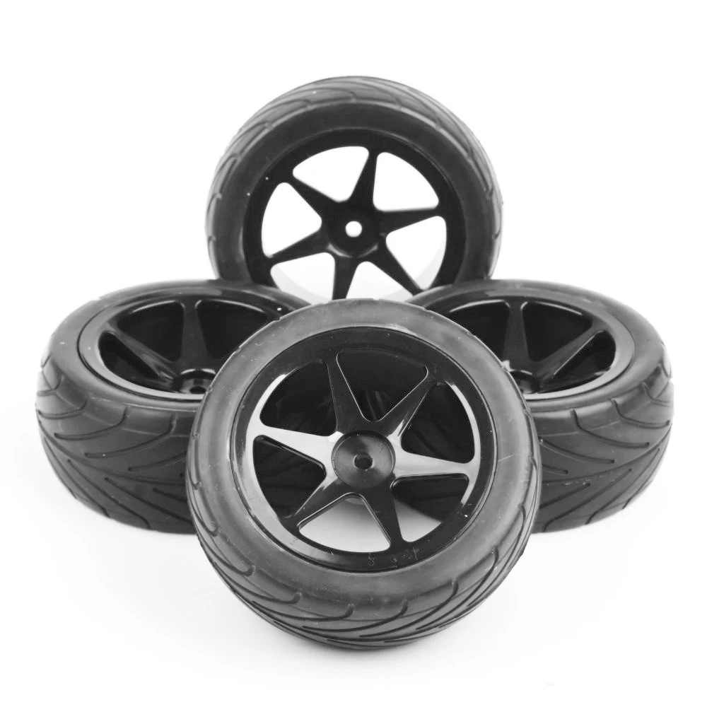 

Rc 1/10 Buggy Off-Road Car Tires Front Rear Tyre Wheel Rim Set 12mm Hex for HSP HPI Tyres