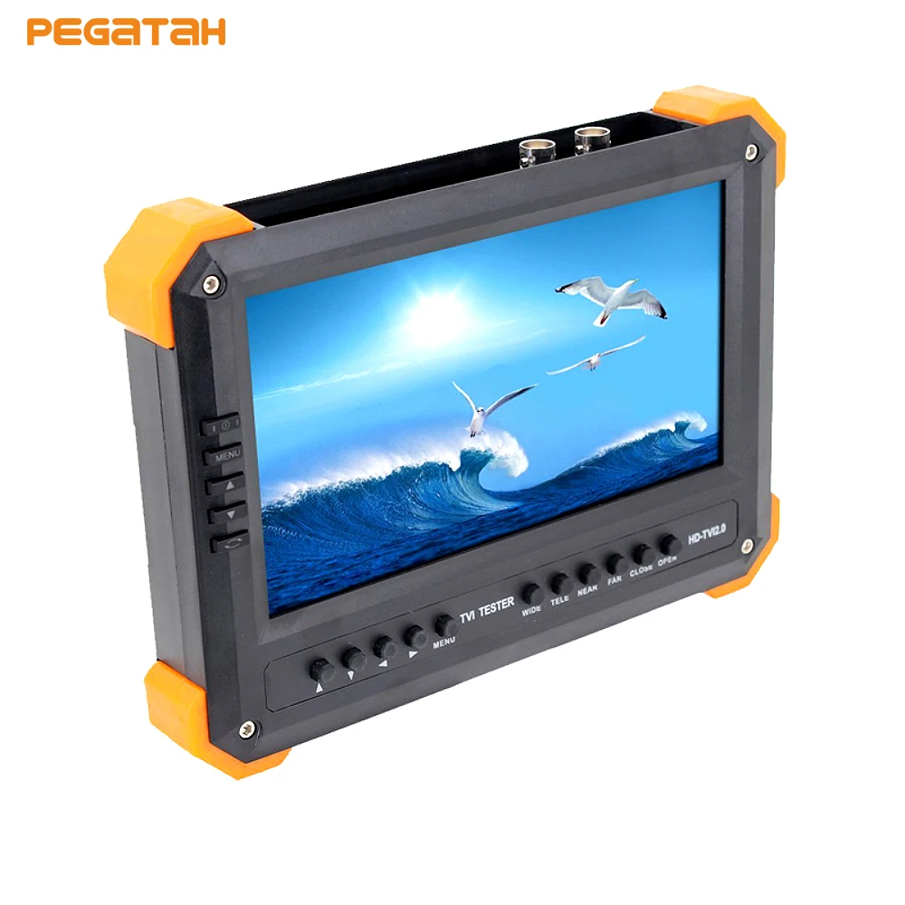 

7 inch UTC 4MP AHD 3MP TVI 1080P CVI CCTV tester Security Tester CCTV test Monitor support VGA and HDMI input