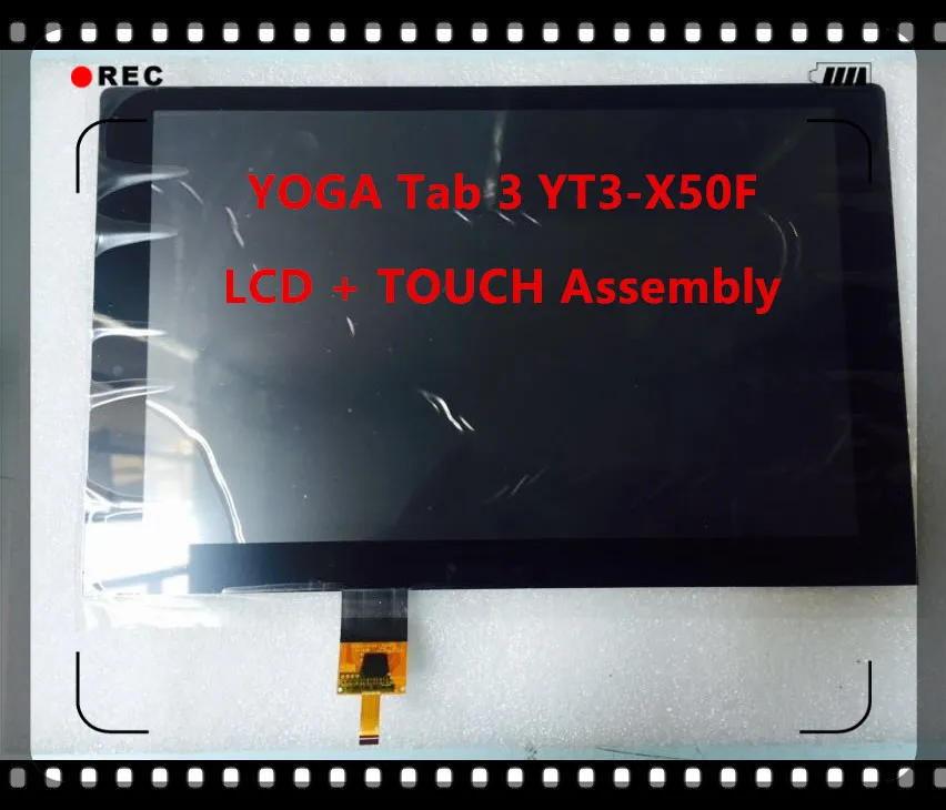 10," дюймов прозрачная защита для экрана для LENOVO YOGA Tab 3 YT3-X50M YT3-X50F YT3-X50L Сенсорный экран планшета Стекло+ ЖК-дисплей Дисплей детали для замены